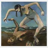 Lothar Gemmel, "Paar am Meer"