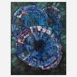 G. Hubert Neidhart, "Rosettenblume", Acryl