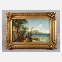 E. Schreyer, Mediterrane Landschaft, 1902, Öl auf Leinwand