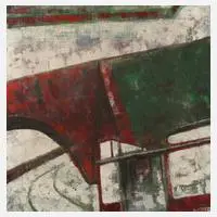Paul Unger, Stadtlandschaft, Öl auf Leinwand