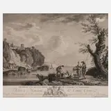 Yves-Marie Le Gouaz, Partie in der Normandie, Kupferstich