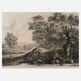 Jean-Jacques de Boissieu, Flusslandschaft, Radierung
