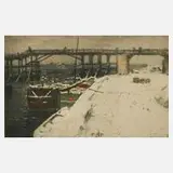 Tavík František Šimon, Winter am Fluss