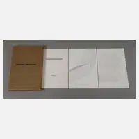 Prof. Erwin Heerich, Architekturausschnitte, Offsetlithographien auf leichtem Karton und einem Titelblatt