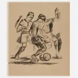 Georg Hermann Gelbke, Beim Fußballspiel