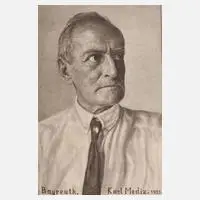 Karl Mediz, Herrenportrait, 1925, Lithographie