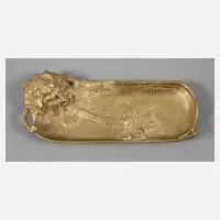 Albert Marionnet, figürliche Stiftablage, Bronze