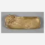 Albert Marionnet, figürliche Stiftablage, Bronze