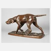 Wilhelm Zwick, witternder Jagdhund