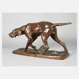 Wilhelm Zwick, witternder Jagdhund