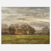 Elisabeth Büchsel, Bauernhof bei Granitz, Öl auf Leinwand und Karton