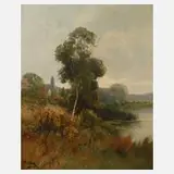 Charles Clair, romantische Landschaft, Öl auf Leinwand