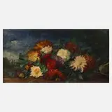 Aenderly Möller, "Blumenstrauß", Öl auf Malkarton