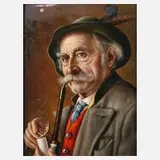 Walter Roessler, Pfeifenraucher, Öl