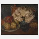 Hans Schilcher, Stillleben, 1919, Öl auf Karton