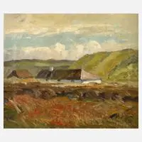 Albert Stegler, Nordische Landschaft, Öl auf Leinwand
