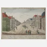 Franz Xaver Habermann, Guckkastenblatt Quebec, Kupferstich