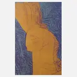Prof. Ernst Fuchs, Kopf eines Cherub