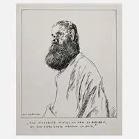 Olaf Gulbransson, Herrenportrait
