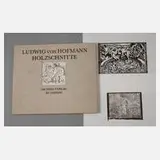 Prof. Ludwig von Hofmann, Holzschnittmappe, Holzschnitte und ein Beiheft