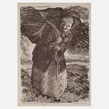 Pawel Steller, "In Jablunkau", 1895, Holzschnitt