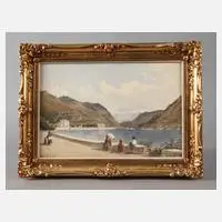 Antoinetta Brandeis, "Blevio-Comer See", Aquarell