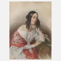 Carl Roth, Sitzende Dame, 1842