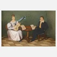 John Lange, Bei der Hausmusik, 1833