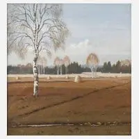 Wilhelm Hely, Landschaft bei Prien, Mischtechnik