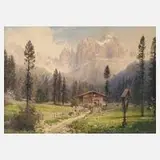 Rudolf Reschreiter, Rosengarten in Tirol, Mischtechnik