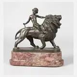 Max Valentin, Armor auf Löwe, Bronze