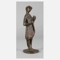 Mädchen mit Spiegel by Iris von Boltenstern, Bronze, sold Dec 2019