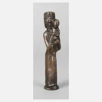 Otto Coester, Heilige Maria mit dem Jesuskind, Bronze