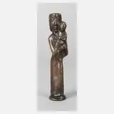 Otto Coester, Heilige Maria mit dem Jesuskind, Bronze