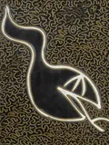 Angel Ortiz, Sans titre, technique mixte sur toile