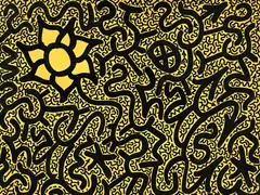 Angel Ortiz, Humming Flower, 2007, acrylique sur toile