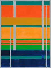 Pierre Mantra, Composition, huile sur toile