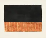 Antony Gormley, Night, 1989, technique mixte (terre et colle de peau de lapin sur papier) sur papier