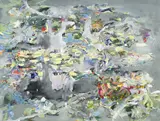 Valérie Favre, De la fragilité des fleurs no. 8, 2013, huile sur toile