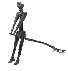 Louis Cane, La grande sorcière, c. 1984, sculpture en bronze