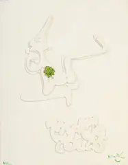 Roberto Matta, D'io, 1969, collage et relief sur PVC