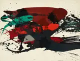 Yves Corbassière, Composition abstraite, 1960, huile sur toile