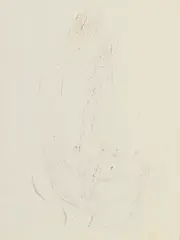 Jean Fautrier, Nu, 1972, encre et pastel sur papier