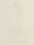Jean Fautrier, Nu, 1972, encre et pastel sur papier