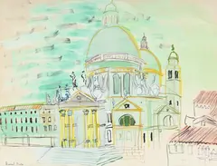Raoul Dufy, La Salute, 1938, aquarelle sur papier