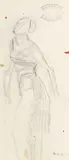 Ferdinand Hodler, Etudes pour "Regard vers l'infini", mine de plomb sur papier