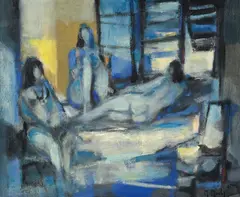 Marcel Mouly, Les Parques, 1963, huile sur toile