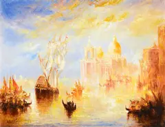Léopold Baijot, Eclat de lumière sur Venise, 2006, huile sur toile