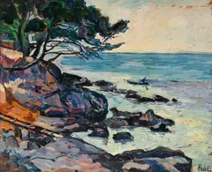 Jan Peszke, La pointe de Gouron, 2005, huile sur panneau