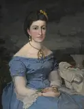 François Bocion, Mademoiselle Elisa Ney à 20 ans, 1872, huile sur toile
